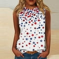 thumbnail image 2 of DeHolifer Women's Tank Tops Plus Size Casual Independence Day Printed Crewneck Sleeveless 4th of July Tank Tops Multicolor 4XL, 2 of 5