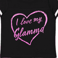thumbnail image 4 of Inktastic I Love My Glamma in Pink Chalk Heart Boys or Girls Toddler T-Shirt, 4 of 5