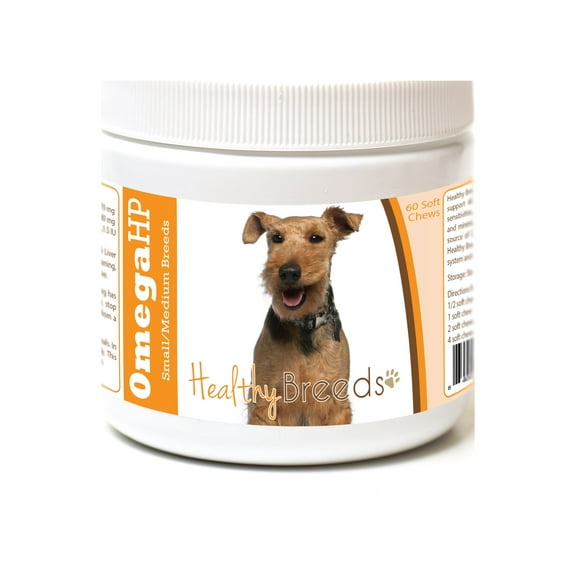 Healthy Breeds Welsh Terrier Omega HP Fatty Acid Skin and Coat Support Soft Chews