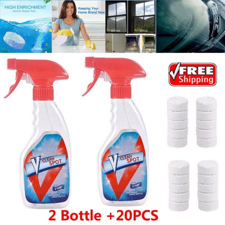 20PCS Multifunctional Effervescent Spray Cleaner Set Concentrate V Clean (Best Cleanser For Spots)