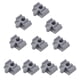 thumbnail image 3 of 10x Accesorios para vías de tren de madera, juegos de construcción de juguetes Conector de vías para madera Gris, 3 of 9