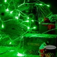 thumbnail image 4 of 33ft 100 LED Christmas String Lights, 8 Modes Twinkle Fairy Lights Main Plug in, Waterproof Connectable Decorative Light for Wedding Party Christmas Tree Halloween, Green, 4 of 9