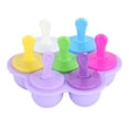 thumbnail image 2 of Safe BPA-free DIY Making  Tool , Ice Cream , Non-stick For Diy Ice Popsicle Ice Cream Bar  Purple, 2 of 8