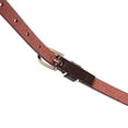 thumbnail image 5 of Beltox Women’s Skinny Leather Coffee Belt Waist or Hips Ornament Size 32, 5 of 5