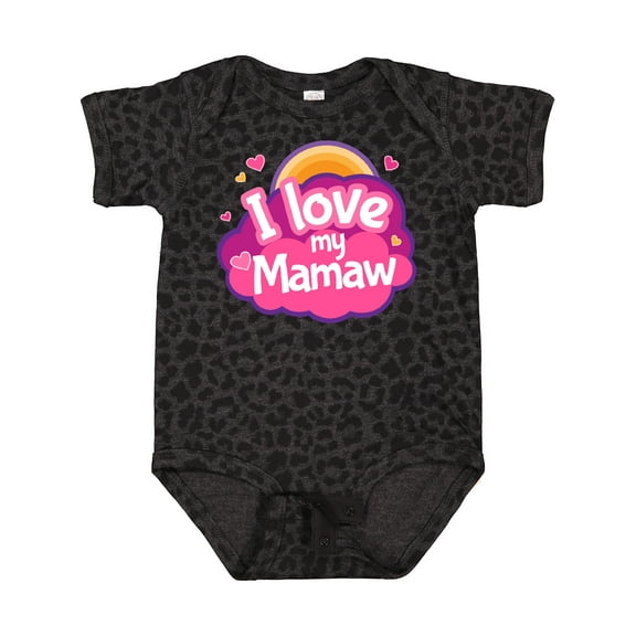 Inktastic I Love My Mamaw Grandchild Girls Baby Bodysuit