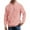 Pink, variant on dGslk Men’s Casual Cable Knit Pullover Hoodie Sweatshirt, Soft Lightweight Hooded Top with Front Pocket, Stylish Pink Design Black L