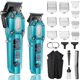 thumbnail image 1 of VGR Cortapelos profesional para hombre, juego de cortapelos inal&#2013265921mbrico, kit de corte de pelo para hombre con 10 peines gu&#2013265933a, m&#2013265921quina de corte de pel, 1 of 7