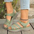 thumbnail image 1 of WILLBEST Sandalias Para Mujer, Sandalias Onduladas Con Plataforma Y Cuña, Sandalias De Cuña Transpirables Con Hebilla Trenzada Versátiles A La Moda, 1 of 9