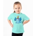 thumbnail image 5 of Cute Axolotl Birthday Shirt for Boys and Girls Kawaii Party Hat Graphic Tee for Kids and Toddlers Chill Shirt 3T, 5 of 8