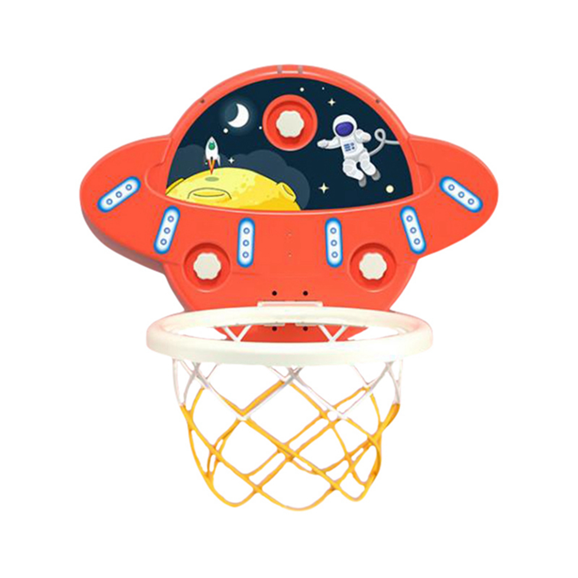 Indoor Mini Basketball Hoop for Kids and Adult, Rocket/UFO/Shark