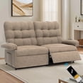 thumbnail image 2 of UHOMEPRO Small Electric Recliner Chair for Seniors, Compact Recliner for Small Spaces with Wider Seat Comfort, Easy Remote Control, Adjustable Backrest & Footrest, 2 of 9