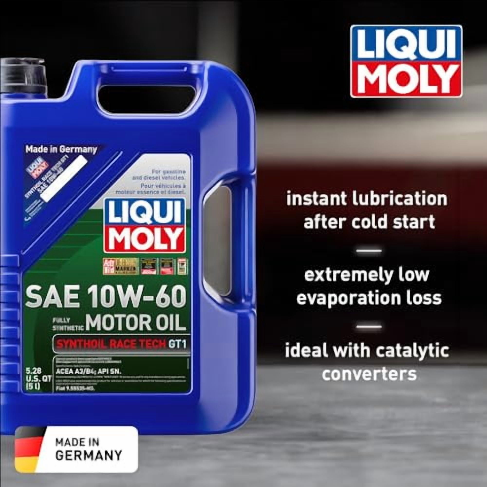 LIQUI MOLY Synthoil Race Tech GT1 SAE 10W-60 | 5 L | Fully