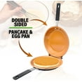 thumbnail image 3 of Gotham Steel Mini Pancake Maker Double Sided Pan, Ceramic Double Sided Pan Nonstick, Easy to Flip Pancake Pan, Griddle Pan for Perfect Fluffy Pancakes, Omelette Maker, Pancake Bonanza As Seen on TV, 3 of 9