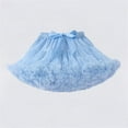 thumbnail image 2 of WRKEKC Girls Tulle Skirt Elastic Waist with Liner Solid Color Soft Breathable Comfortable Cotton Fabric Lightweight Daily Wear 0-10 Years, 2 of 5