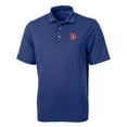 thumbnail image 2 of Men's Cutter & Buck Royal Denver Broncos Throwback Logo Virtue Eco Pique Recycled Big & Tall Polo, 2 of 3