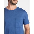 thumbnail image 5 of Athletic Works Men's and Big Men's Cotton Pocket Tee, Sizes S-5XL and Tall Sizes, 5 of 5
