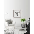 thumbnail image 6 of Flowery Skull Framed Painting Print, 6 of 6