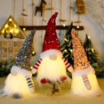 thumbnail image 3 of Christmas Gnome Ornaments Faceless Led Light Plush Doll Xmas Decors Gift, 3 of 6
