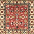thumbnail image 1 of Ahgly Company Machine Washable Indoor Square Abstract Red Area Rugs, 3' Square, 1 of 1