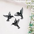 thumbnail image 6 of 3 Optional Metal Hummingbird Wall Art Decoration 1PC Cutout Iron Black Bird Sculpture Hanging Pendant Decoration Office Kitchen Room Home Decor, 6 of 6