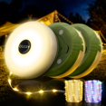 thumbnail image 1 of Guirnalda de luces LED recargables OGERY para acampar, paquete de 3 unidades, 10 m, 1 of 9