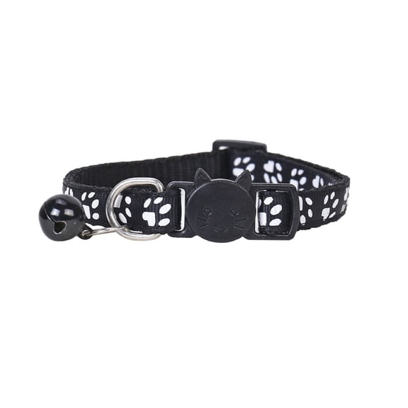 Pet Collars for Cats Breakaway Design with Colorful Woven Nylon Neckband Durable TPR Core Safe Quick Release Cat Collar for Indoor and Outdoor Use