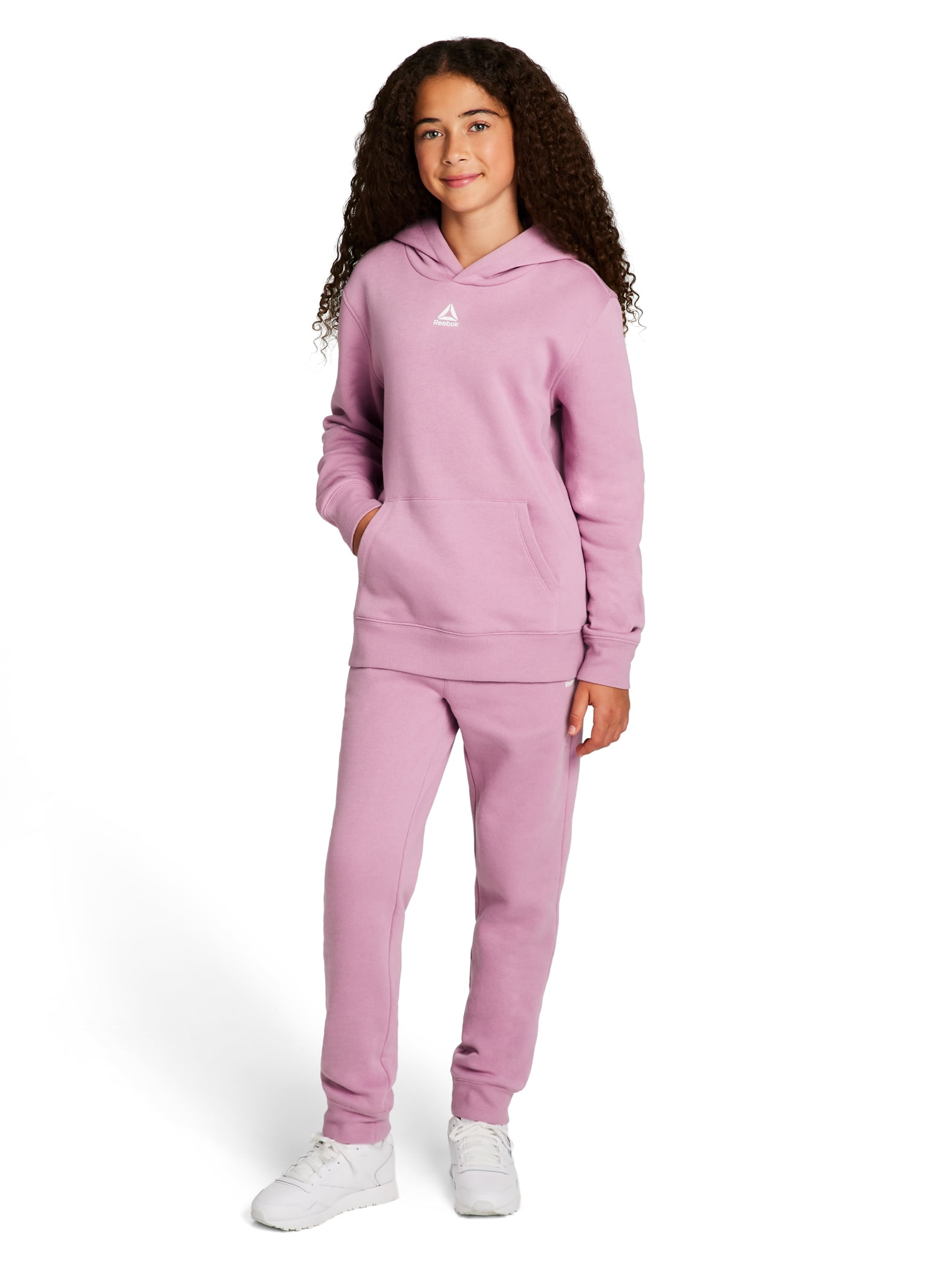 Reebok Kid's Unisex Athletic Game Day Sport Core Hoodie & Jogger, 2-Piece Set, Sizes 4-18