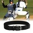 thumbnail image 1 of Baseball Belt Softball Belt Adjustable Unisex Waist Band Fine Workmanship Black, 1 of 8