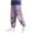 Purple, variant on Lenpel Boys Girls' Baggy Joggers Kids Elastic Waist Pull on Pleated Cinch Bottom Cargo Pants Casual Athletic Pants(Purple,14-15 Years)