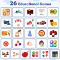 thumbnail image 4 of Reloj inteligente Luyiilo para niños con 26 juegos de rompecabezas, cámara HD azul, 4 of 7