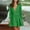 Green, variant on AOOCHASLIY Ladies Dress Fashion Women's Winter V-Neck Solid Long Sleeve Button Long Casual Dress