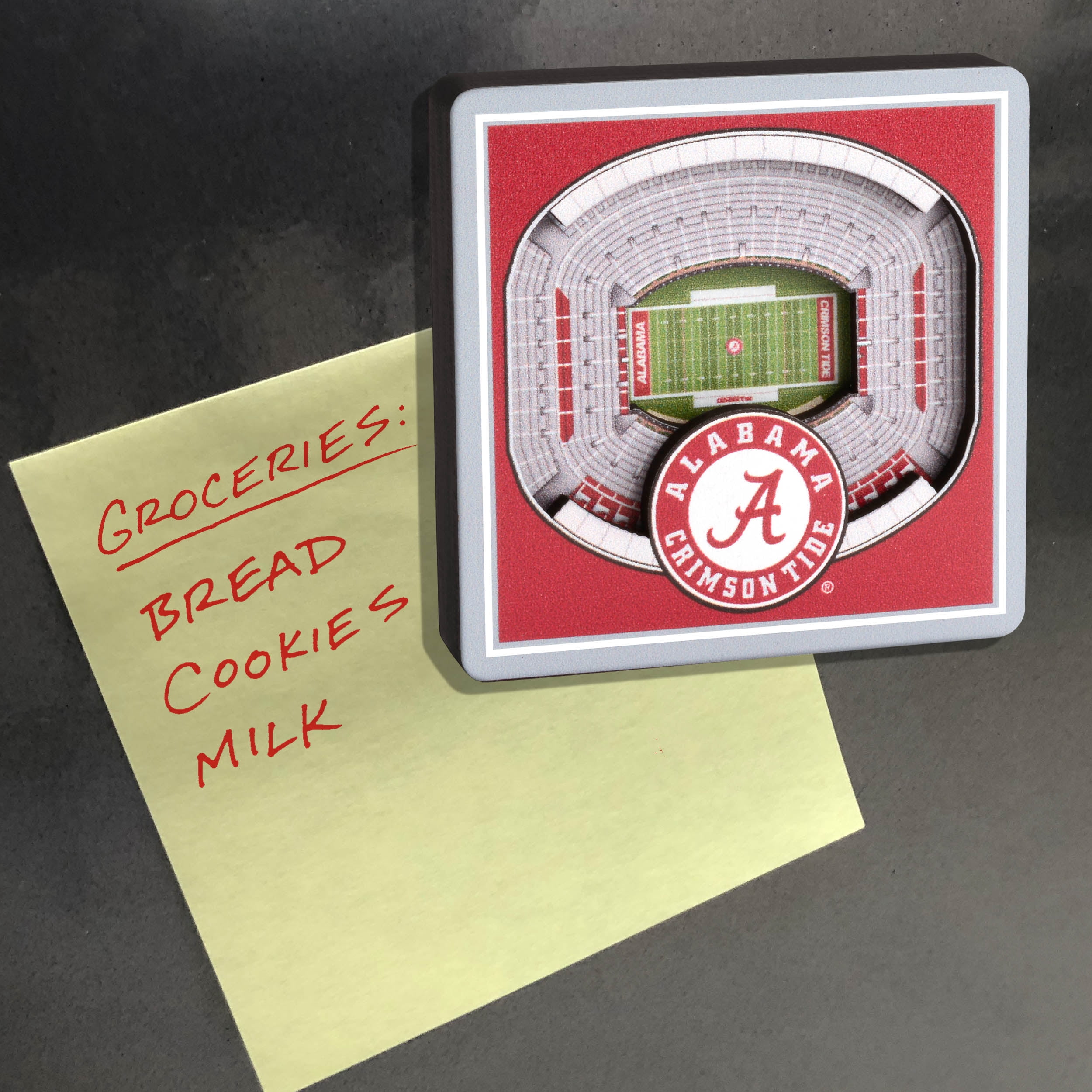 YouTheFan NCAA Alabama Crimson Tide 3D StadiumView Magnet