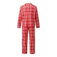 thumbnail image 3 of Christmas Family Plaid Pajamas Matching Sets with Dog Cozy Sleepwear Loungewear, 3 of 10
