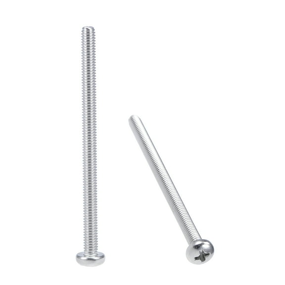 Unique Bargains M4x60mm Machine Screws Pan Phillips Cross Head Screw Fasteners Bolts 20Pcs