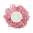 thumbnail image 2 of Wrapables® Shabby Chic Burlap Rose Flower (Set of 20), Pink Petal, 2 of 4