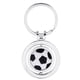 thumbnail image 2 of Llavero Perfke Fútbol de Metal Plateado 3D Zapato Regalo, 2 of 7
