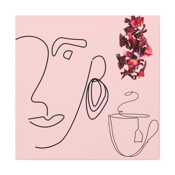 TSmartArt @ Walmart. Hibiscus Tea. Ready-to-Hang Canvas Gallery Wrap