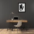 thumbnail image 3 of Ritter, Gina 18x24 Black Ornate Wood Framed with Double Matting Museum Art Print Titled - Noir Strokes II, 3 of 4
