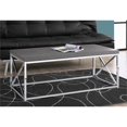thumbnail image 2 of Pemberly Row Table Basse en Bois Gris et Chrome, 2 of 2