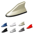 thumbnail image 4 of Qiaoxi Car Shark Fin Antenna with Signal Receiver, Waterproof AM/FM Signal Roof Aerial Base, Vehicle Exterior Roof Decoration Universal for Auto SUV Truck Offroad, 4 of 8