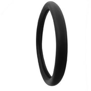 Auto Drive Black and Brown Steering Wheel Cover