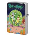 thumbnail image 1 of Rick y Morty-theme Copper Metal Lighter Shell, Premium Replacement Refillable Lighter Case with Durable Metal Construction, Compatible with Zippo and Most Standard Lighter Models, 1 of 6