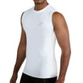 thumbnail image 2 of RunFlyte Men's Tech Flyte Compression Tank Top  White/Grey f1201-wwg, 2 of 3