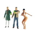 thumbnail image 2 of Juego de 3 figuras de diorama Hugo a escala 1/64 diseño en miniatura de bar de restaurante, 2 of 10
