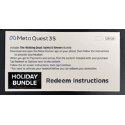 Meta Quest 3S 128GB All-In-One VR Headset for 2025-2026 Essential Holiday Bundle, Touch Controllers, 120Hz Display, 3D Audio, Face & Lens Covers,Controller Grips, Case+Protective covers