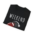thumbnail image 4 of Weekend Forecast Football Auburn | Game Day | Sunday Funday | Alabama | Football Mom Unisex Softstyle T-Shirt, 4 of 4
