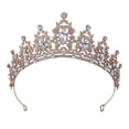 thumbnail image 1 of Corona de boda con diamantes de imitación, diadema para niñas, princesa, fiesta de cumpleaños, accesorios de boda nupcial, regalo navideño para mujeres y niñas, 1 of 5