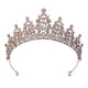 thumbnail image 1 of Corona de boda con diamantes de imitación, diadema para niñas, princesa, fiesta de cumpleaños, accesorios de boda nupcial, regalo navideño para mujeres y niñas, 1 of 5