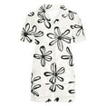 thumbnail image 5 of ‌FDGIU ‌‌‌‌‌Women Button-Down Pajama Set - Short Sleeve Shirt & Shorts Soft Sleepwear Cute Printed Loungewear S-XXL, 5 of 7