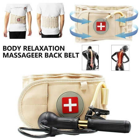 Dr.HO Spinal Decompression Back Belt&Lumbar Traction Device Brace Back Pain Lower Support Spinal Air (Best Spinal Cord Injury Rehab)